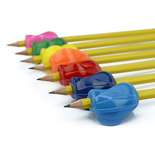 The Pencil Grip Crossover Grip Ergonomic Writing Aid for Righties and Lefties, 12 Assorted Classic Colors (TPG-17812)