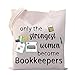VAMSII Bookkeeper Gifts for Women Bookkeeping Gifts Tote Bag Bookkeeper Appreciation Gifts Accounting Student Gifts (Tote Bag)