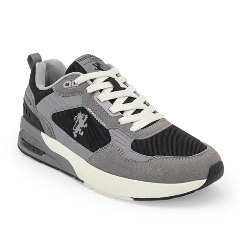 Red Tape Men's Low Top Lace up Chunky Fashion Sneakers, Stylish Casual Shoes for Running, Walking, Gym, Men's Summer Performance Wear, Comfortable Insole, Breathable Design Slip On with Non-Slip Sole