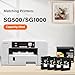 3.9.0 SG500 SG1000 Sublimation Ink Cartridges Compatible Replacement for Sawgrass SG500 SG1000 Printers, Upgraded Chips, Compatible with All Firmware Versions (BK, C, M, Y, 4PK)