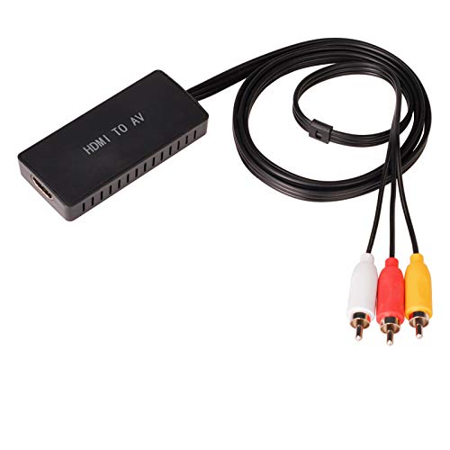 seisso HDMIR|Wbg֕ϊ ԍڗpΉ HDMI to RCA/AV/R|Wbg ϊA_v^[ ϊP[u 1080P USBd ԍڃj^[Ή \tgsv AiO3 RCA