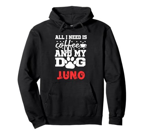 ���̖��O �W���m All In Need Is Coffee My Dog Named Juno �p�[�J�[
