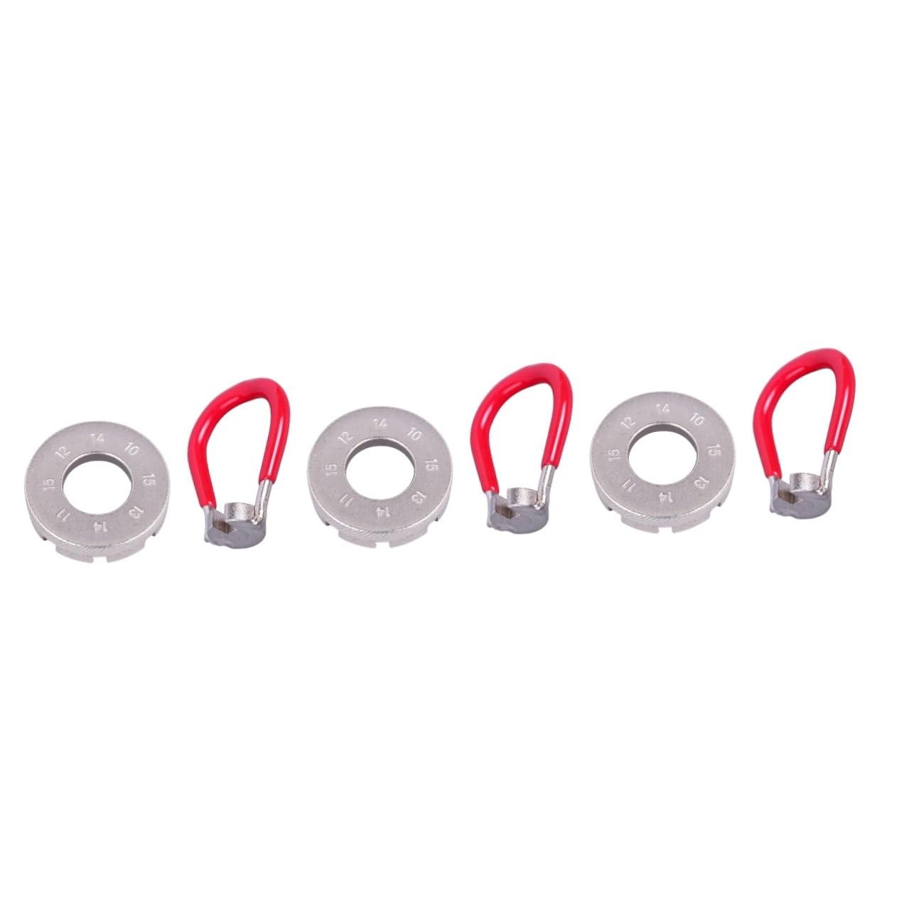 BESPORTBLE 6 Pcs Mini Wrench Spoke Wrench Soke Wrench Kit Cycling Reapir Tools Bike Tools for Reparing