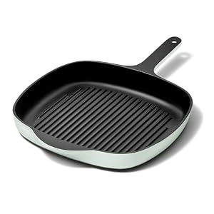 Caraway Enameled Cast Iron 10.5″ Grill Pan