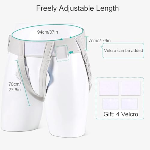 Cinturón para hernia inguinal CUSMA con almohadillas para rupturas simples o dobles L 3