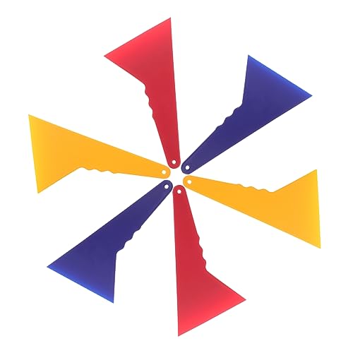 FELTECHELECTR 6Pcs Car Vinyl Squeegee Tool Flexible Window Tint Scraper for Vehicle Wraps Durable Non Damaging Design for Auto Mirrors and Decal Application