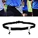 DYNWAVE Triathlon Cycling Race Number Belt, Waist Pack Bib Holder Day Belt Elastic Waist Band Running Belt for Athletes, Runners
