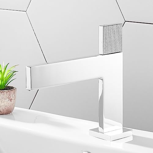Robinet cascade salle de bain en cuivre anti-calcaire pour lavabo sain