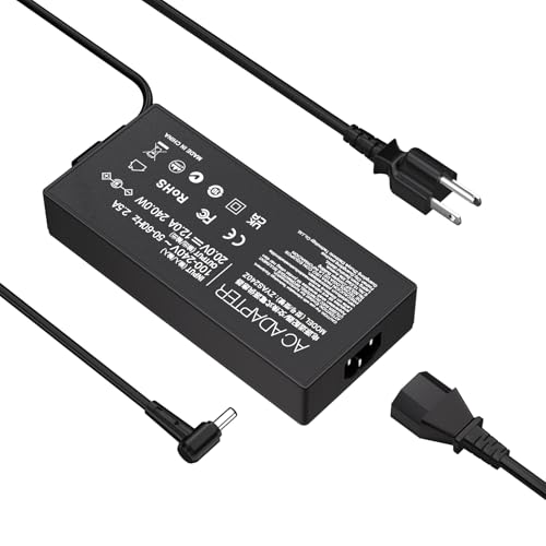 240W for ASUS Laptop Charger Replacement 20V 12A-6.0 x 3.7MM Compatible with Rog Zephyrus G14 G15 M16 G16 S15 S17 ROG Strix G15 G513 Strix Scar 15 G533 G16 G614 G17 TUF A15 16 17 F15-17 Gaming Laptop