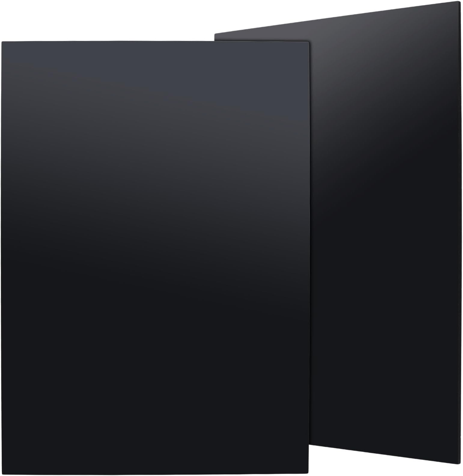 2PCS 420 x 297 x 3 mm A3 Black Acrylic Sheets, 16x12 Inch Smooth Rectangle Acrylic Panels Easy to Process for Display Rack, Picture Frame, Painting