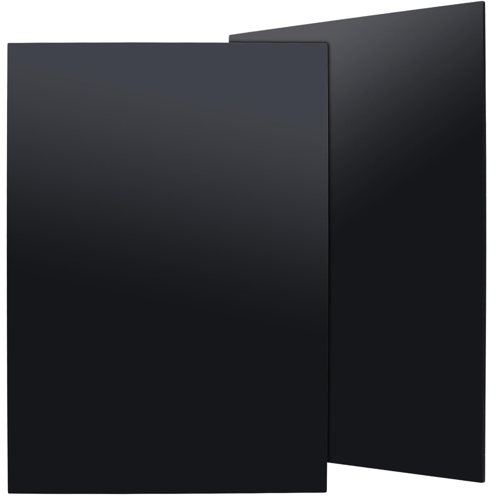 2PCS 420 x 297 x 3 mm A3 Black Acrylic Sheets, 16x12 Inch Smooth Rectangle Acrylic Panels Easy to Process for Display Rack, Picture Frame, Painting