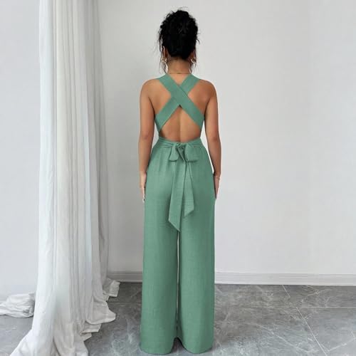Mono de mujer elegante para bodas y fiestas, diseño clásico y sofisticado con cuello en V 3