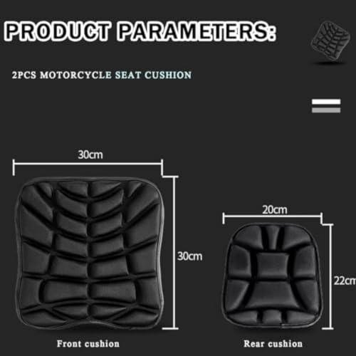 Cojín de asiento para moto contra el dolor lumbar en rutas largas con Honda CTX 700 6