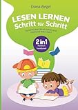 Lesen lernen Schritt für Schritt: So lernt dein Kind sicher und motiviert das Lesen. Das große 2-in-1-Übungsheft für Mädchen und Jungen mit Elternhandreichung