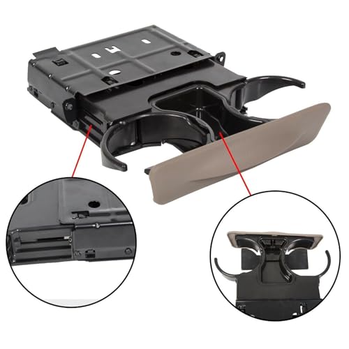 Portavasos Dash Parchment Tan para Ford Super Duty 99-04 miniatura 2