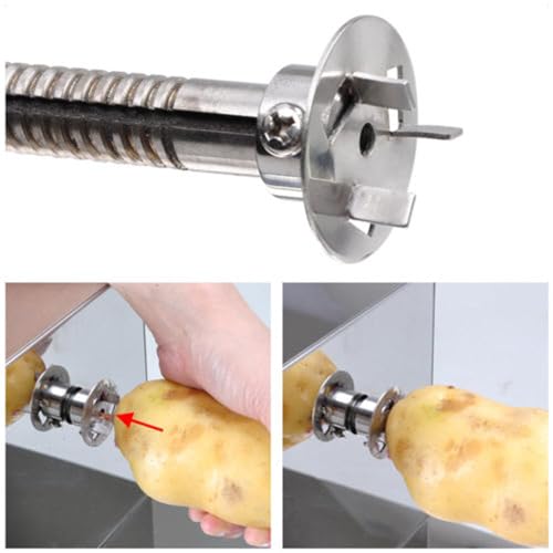 Cortadora eléctrica de papas en espiral de acero inoxidable miniatura 2