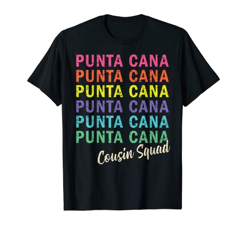 Punta Cana Family Vacation 2022 Cousin Squad Caribbean Beach Camiseta