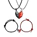 Generic 1 Set Collana Cuore per Coppie Coppie Magnetiche BFF BFF BFF Bracciale Collana Magnete Magnete AMORE AMORE CUORE CUORE PUZZLE Collane Braccialetto Gioielli Regalo per Fidanzato