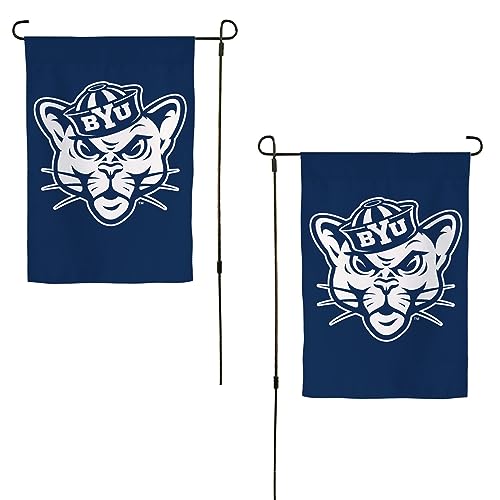 Desert Cactus Brigham Young University BYU Garden Flag – 19 x 12 Inch BYU Cougars Banner, for Outdoor Display and Events (Design B)
