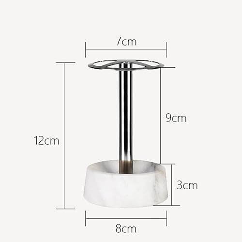 Miniatura 6 de Cabilock Soporte blanco para cepillos de dientes Soporte de pared Rack de almacenamiento Base de mármol Rack para cepillos de dientes
