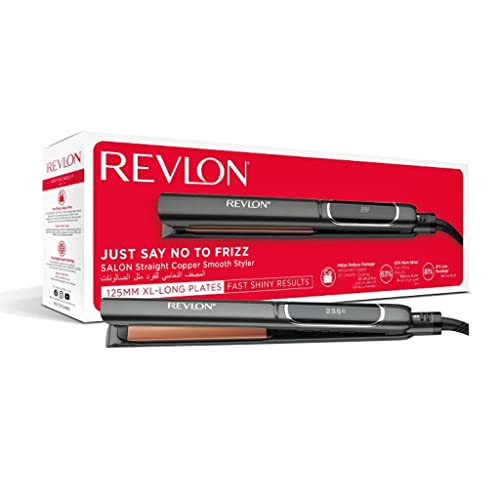 Pro Collection Salon Straight Xl Copper Di Revlon Piastra Per Capelli, 25 Mm Rvst2175
