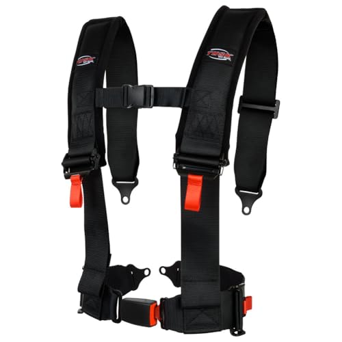 TUSK 4 Point 3 inch H-Style Safety Harness Passenger Side for Can...