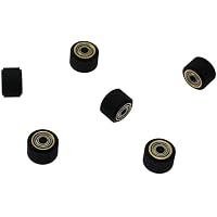 Navire Pinch Roller for Cutting Plotters, Shaft Diameter: 0.2 inches (4 mm), Width: 0.4 inches (11 mm), Outer Diameter: 0.6 i