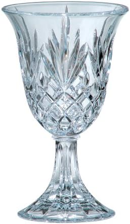 St. George Crystal Pineapple Chalice Hurricane Candleholder 2-Pack