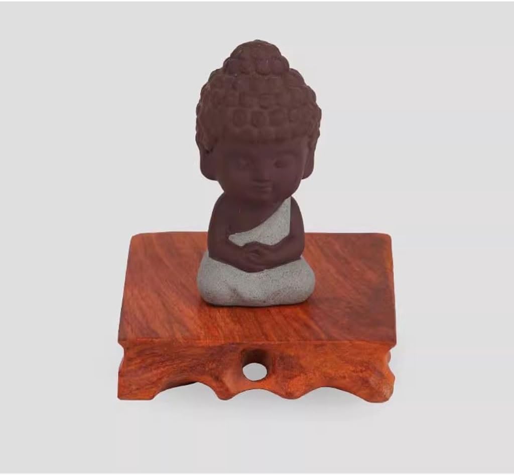Bonsai Pedestal Vase Pedestal Stands Solid Wood Odd Stone Base Flower Bonsai Stand Incense Burner Fish Tank Teapot Plus Elevated Stand Planter Stand Plant Holder(Small)