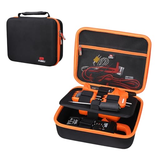 FBLFOBELI Hard Case for Klein Tools ET310 AC Circuit Breaker, RT250 GFCI Outlet Tester Set, Circuit Tester Tools Case Fits for Klein Tools/KAIWEETS/AstroAI/Fluke Digital Multimeter, Clamp Meter