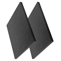Tutamaz 2 Stück Schaumstoff Zuschnit, 400 x 300 x 40 mm Schaumstoffeinlage Werkzeug, Einsätze für Koffer, Würfelschaumstoff Rasterschaumstoff zum Selbst Zuschneiden Werkzeug Foam