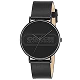 [コーチ] 腕時計 CHARLES チャールズ ネイビー 文字盤 ステンレススチール クォーツ 41MM Watch 14602528 メンズ ブラック [並行輸入品]