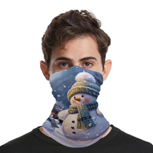 Neck Gaiter para Mujeres y Hombres Invierno Máscara Facial Pasamontañas Banda Cuello Elástico Bufanda Cara Protección Viento Cubierta Respirante para Ciclismo Deportes al Aire Libre miniatura 4