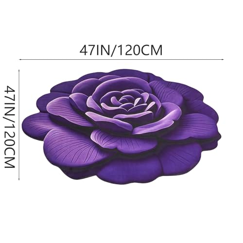 Tapete decorativo absorbente Hikiwin 47x47 pulgadas miniatura 3