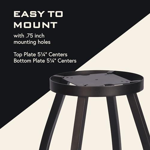 image for Trendler Bar Stool Swivel Plate Replacement - 7 Inch Square - 360 Degr