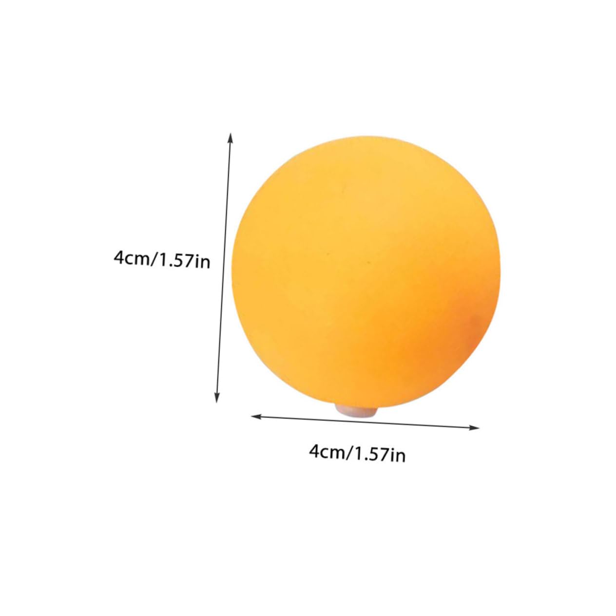 BESTonZON 30pcs Table Tennis Balls with Silicone Plugs Durable Training Pong Balls for Enhanced Aerodynamics and Consistent Bounces for Practice and Competitive Play