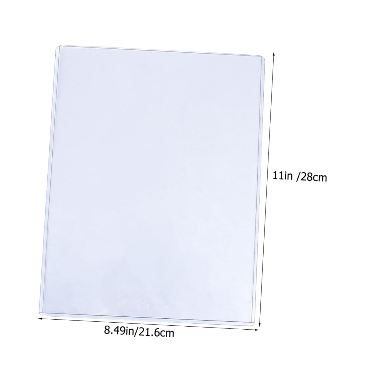 Garneck 12pcs Protective Photo Sleeves Covers for Photos Game Card Protectors Easy Access Top-Open Design for Organization and Storage