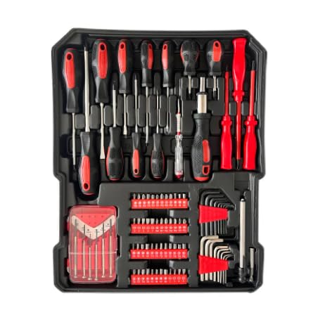 Maleta De Ferramentas 186 Peças Com Rodinha E Fechadura