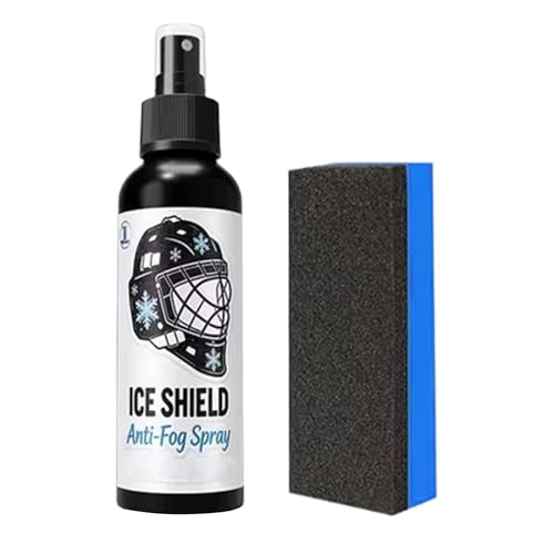 Spray Antiempañamiento para Casco de Hockey | Producto Contra el Empañamiento para Gafas de Vista - Solución de Desfogue Máscara De Buceo - para Patinadores Jugadores Entrenadores Atletas