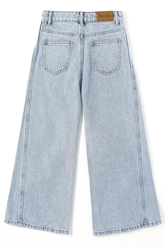 Pantalones vaqueros de verano bell bottom para niñas modernas 2