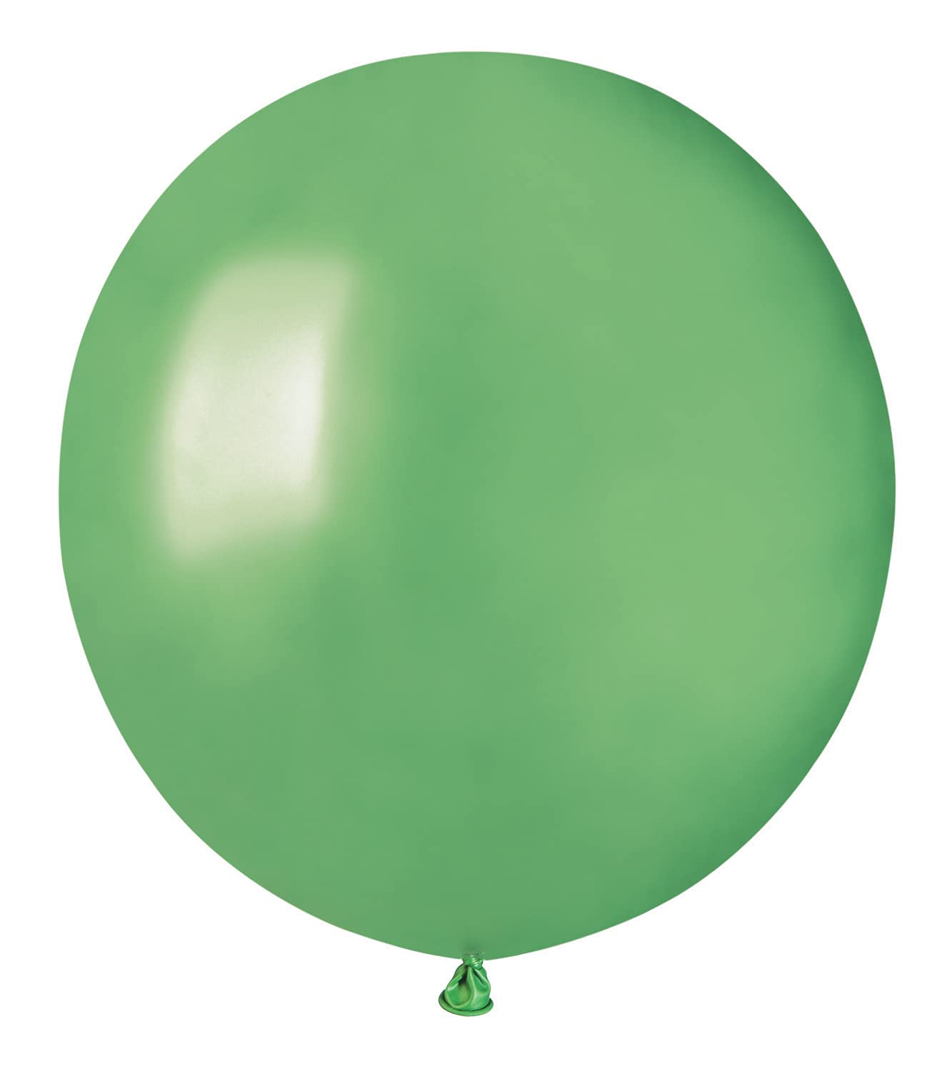 Pack 25 balloons pearly in natural latex Premium Quality G150 (Ø 48cm / 19"), mint green pearl — image 1