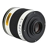 Tiene una apertura fija de f / 6.3 que es más rápida que la mayoría de los otros lentes de 500 mm.