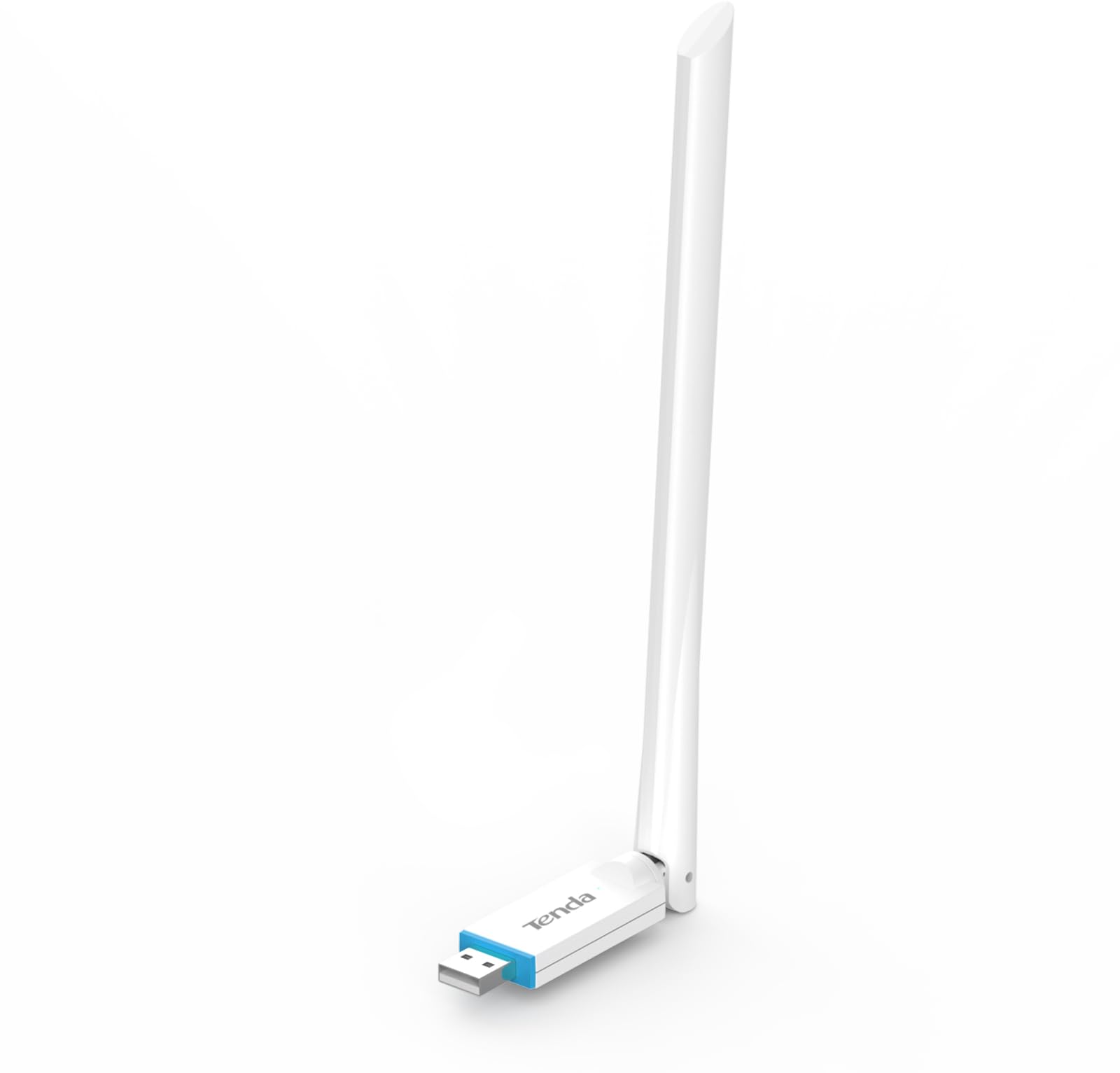 Tenda AX300 Adaptateur WiFi 6-286 Mbit/s 2,4 GHz, antenne à gain élevé 6 dBi, adaptateur WiFi sans fil pour Windows 11/10/7/Linux 3.1+/Ubuntu, Dongle WiFi USB (U2)