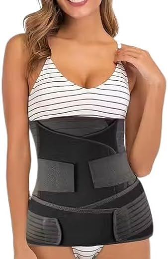 Post Pregnancy 3 in 1 Tummy Tuck Belt for Women | After Delivery Belly, Waist &amp; Pelvic Support Belt | Maternity Recovery f...