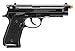 Beretta M92 A1 Blowback Automatic CO2 Powered 6mm BB Pistol Airsoft Gun, Beretta M92 A1 Airsoft Gun, Black