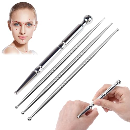 pclapora 4 Stück Akupressurstift, Meridianstift...