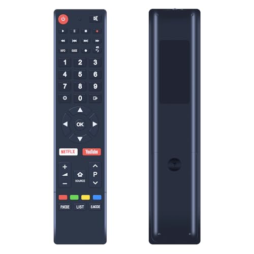 WKOLF Télécommande de rechange pour SABA TV SB32HDS193, SB40FDS193, SB32HDS195, SB32FDS195, SB32HDS204, SB40FDS204, SB42FDS211, SB50UHD18 et SB55UHD19