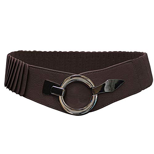 GLOMY Cinturones decorativos en piel sintética y elástico 6 CM Cover