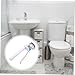 Toilet Bottom Drain Valve Durable Toilet Flush Repair Tool with Single Flush System Space Saving Water Efficient Toilet Tank Accessory for One Toilets