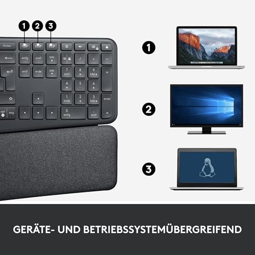 Logitech ERGO K860 kabellose Ergonomie-Tastatur